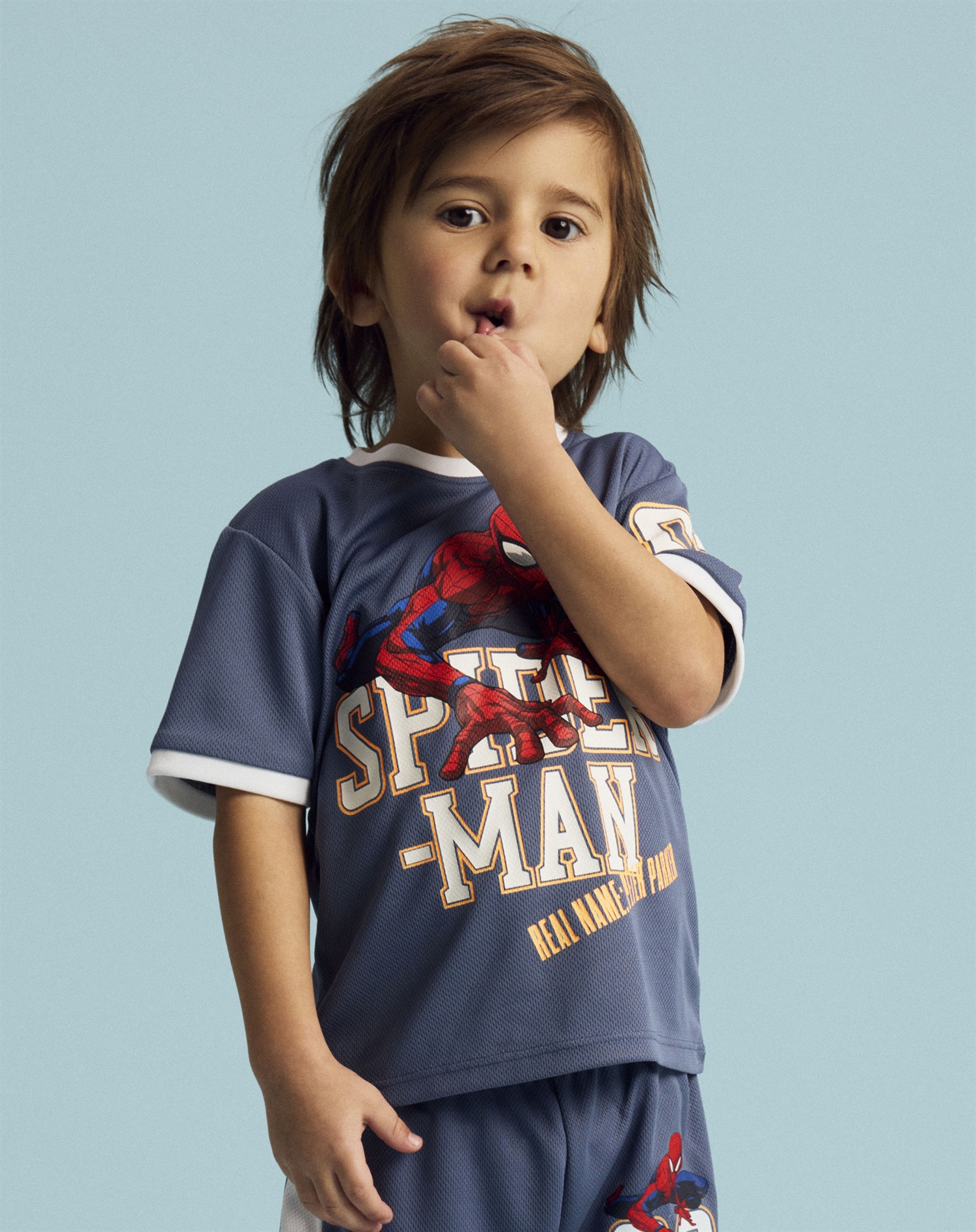 Name It - NMMAnri Spider Poly T-Shirt - Vintage Indigo